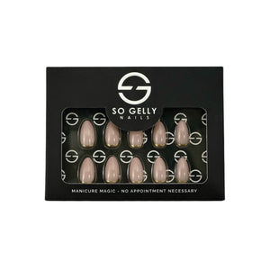 Glow Getter Almond Press on Nail