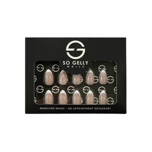 SHE-E-O Almond Press on Nails