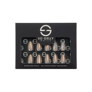 Smoke Show Almond Press on Nails