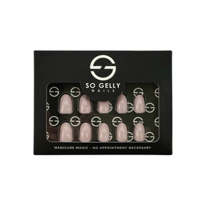 Naked Ambition Round Press on Nails