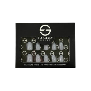 Steel the Show Round Press on Nails