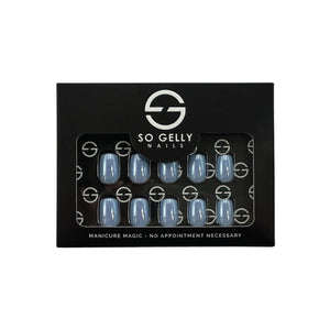 Sky's the Limit Square Press on Nails