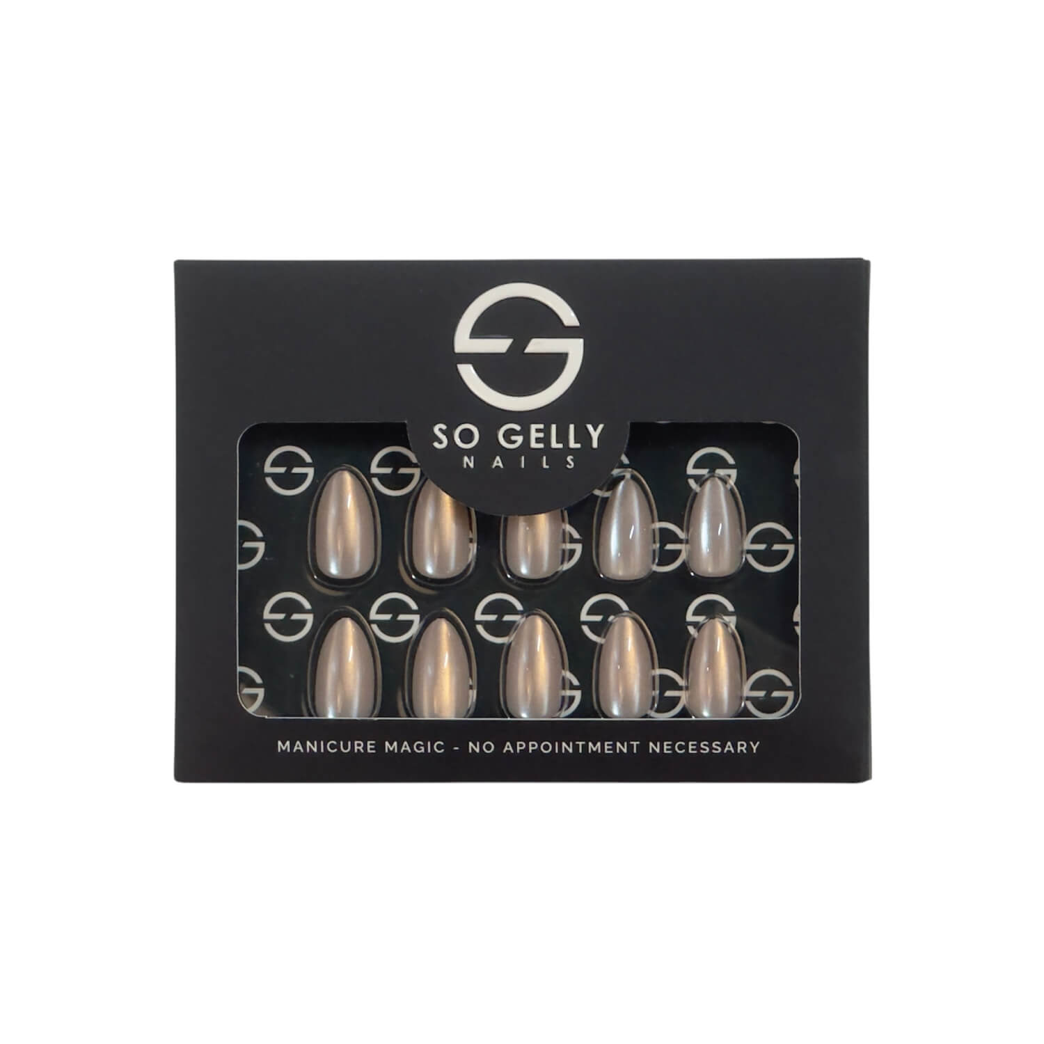 Smoke Show Almond Press on Nails